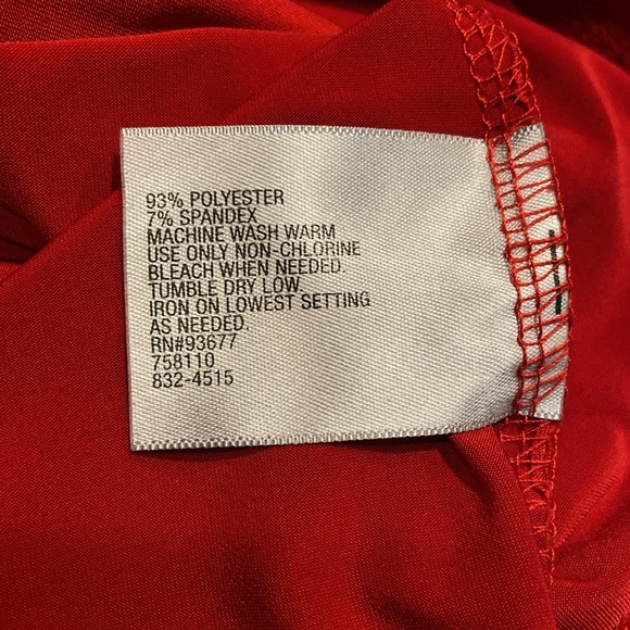 Worthington Women’s Sleeveless Plunge Neck Cowel look Blouse - Picture 6 of 6